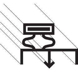 83 in x 38 in Door Gasket
