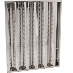 25 in x 20 in Hinged Stainless Steel Hood Filter
