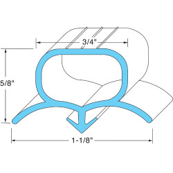 8 ft Compression Gasket