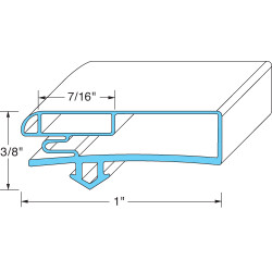 Door Gasket Replaces Anthony 02-14160-2017