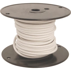 50 ft 12 ga White Insulated High-Temperature Wire