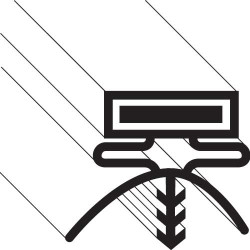 35 1/2 in x 79 1/4 in 3-Sided Door Gasket
