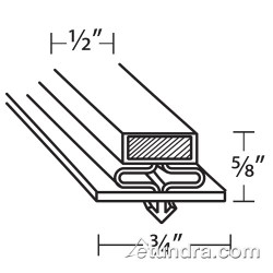 23 1/4" x 54 1/2" Door Gasket