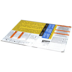 Pitco A6100201 Lbl, Sheet Gas 7, 14, 18, 14R, 14C replacement part