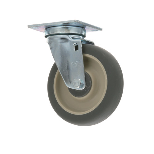3 1/2 in x 3 1/2 in Swivel Plate Caster w/ 5 in Wheel