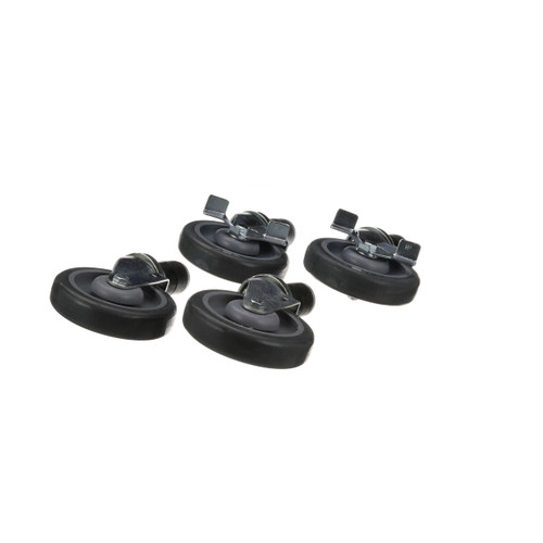 1 5/8 in Expanding Stem Caster Set with 5 in Wheels