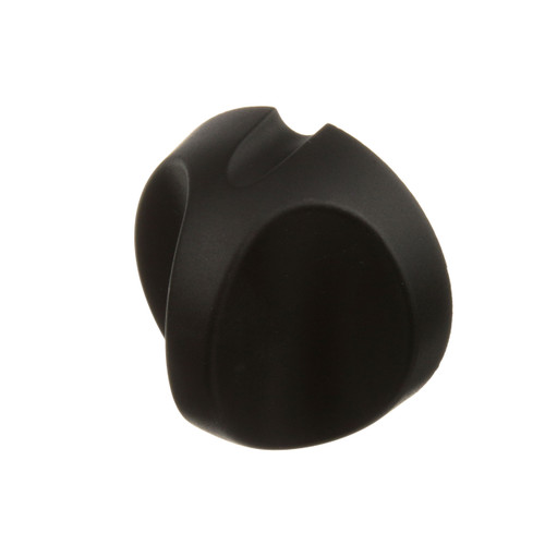 Black Plastic Burner Valve Knob