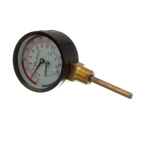 0 - 200 PSI Pressure/Temperature Gauge Replaces Hatco 03.01.003.00