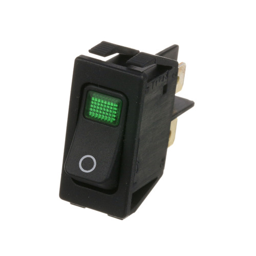 4 Tab Green Rocker Switch