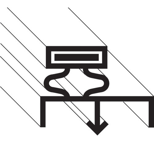 83 in x 38 in Door Gasket