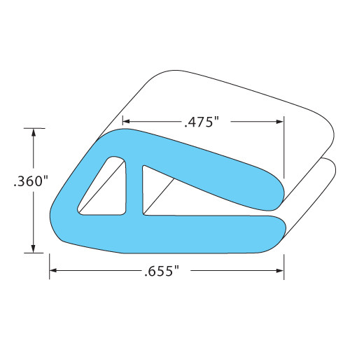 Door Gasket Replaces Vulcan Hart 00-831912-00011