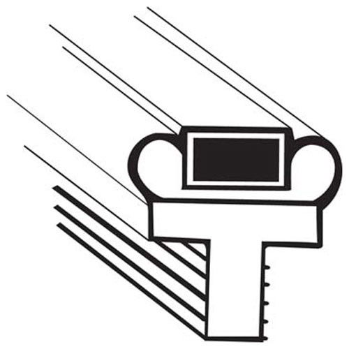 10 in x 22 in 4-Sided Magnetic Drawer Gasket Replaces Randell IN GSK1043