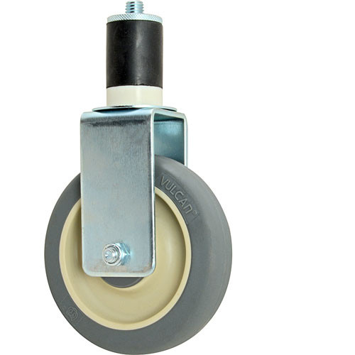 Medium-Duty 5" Rigid Stem Caster