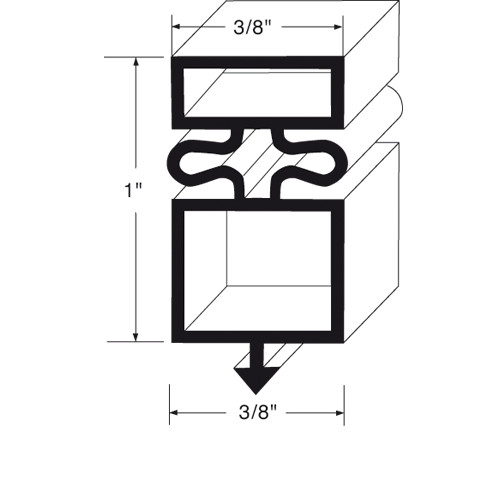 23 in x 36 1/2 in Door Gasket