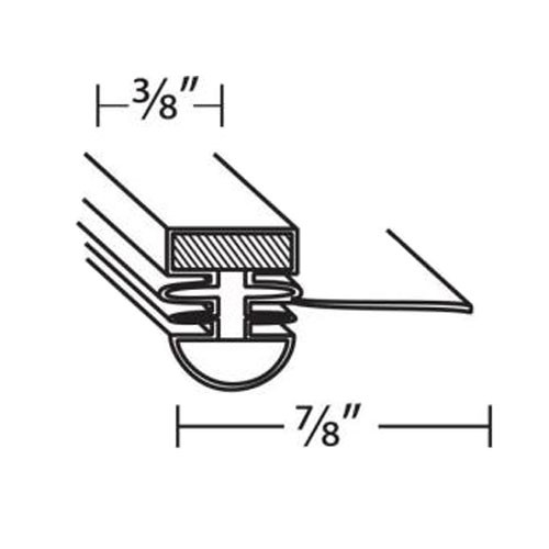 DOOR GASKET; 22.625 X 51.75 Replaces Turbo Air 30223F0204