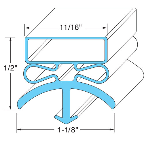 37 in x 87 in Magnetic Gasket Kit