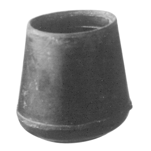 Tip, Crutch, F/ 1-1/4"Tube, Blk