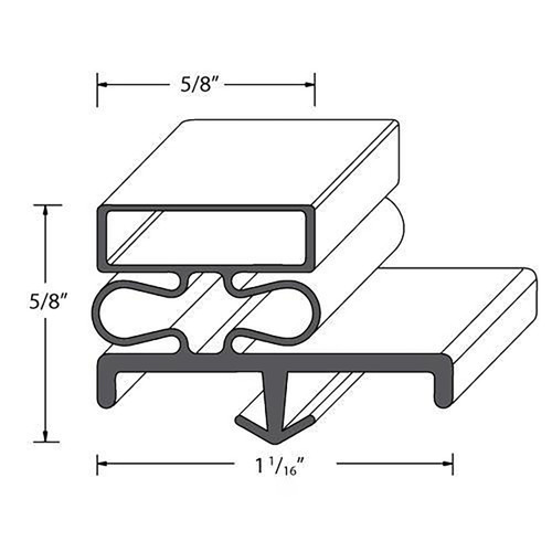 20 7/16" x 21 7/16" Door Gasket