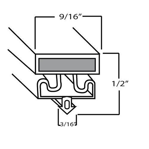 25 1/2" x 51" Door Gasket