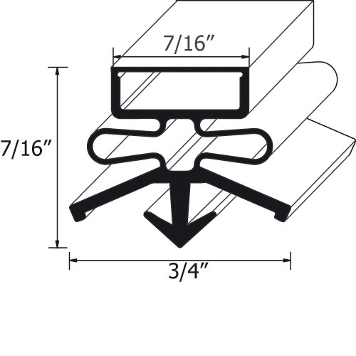 53" Door Gasket