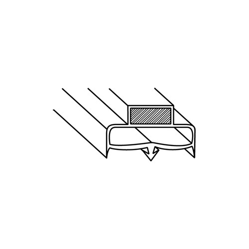 9 1/2" x 21 13/16" Drawer Gasket