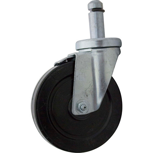 Stem Black Caster W/ Brake