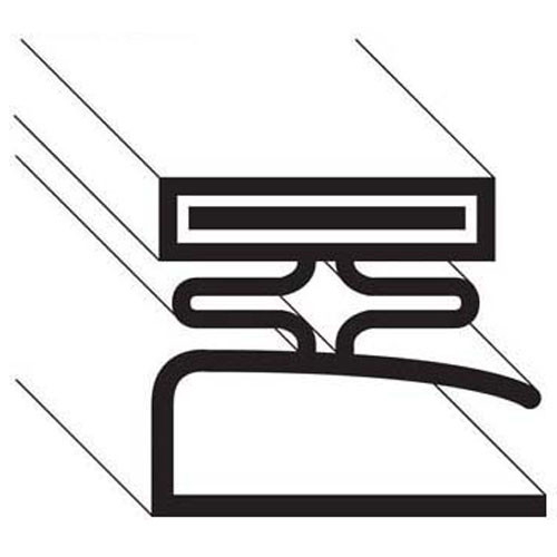 Gasket, Magnetic, 8', Blk, Screw