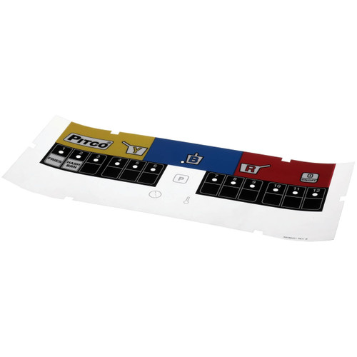 Pitco A6096201 3-Zone Overlay replacement part
