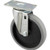 2 3/8 in x 3 5/8 in Swivel Plate Caster w/ 5 in Gray Wheel
