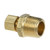Connector, Male-Brass 3/8X1/2