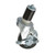 1 1/2 in Expanding Stem Swivel Caster w/ 3 in Wheel and w/ Brake
