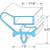 22 3/4 in x 53 3/4 in Door Gasket Replaces Beverage Air 712-013C-05