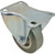 Standard-Duty 3" Rigid Plate Caster Polyurethane wheel with plastic hub
