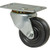 2 in Black Swivel Plate Caster
