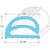 Gasket, Compression - Per Foot