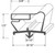 21 3/4" x 41 1/2" Door Gasket Replaces Beverage Air 712-013C-10