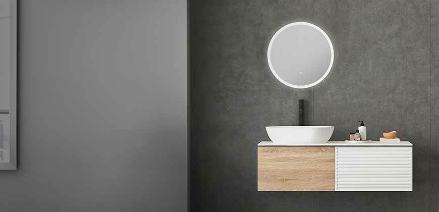 NxtGen Oregon 600mm LED Bathroom Mirror with Demist Pad