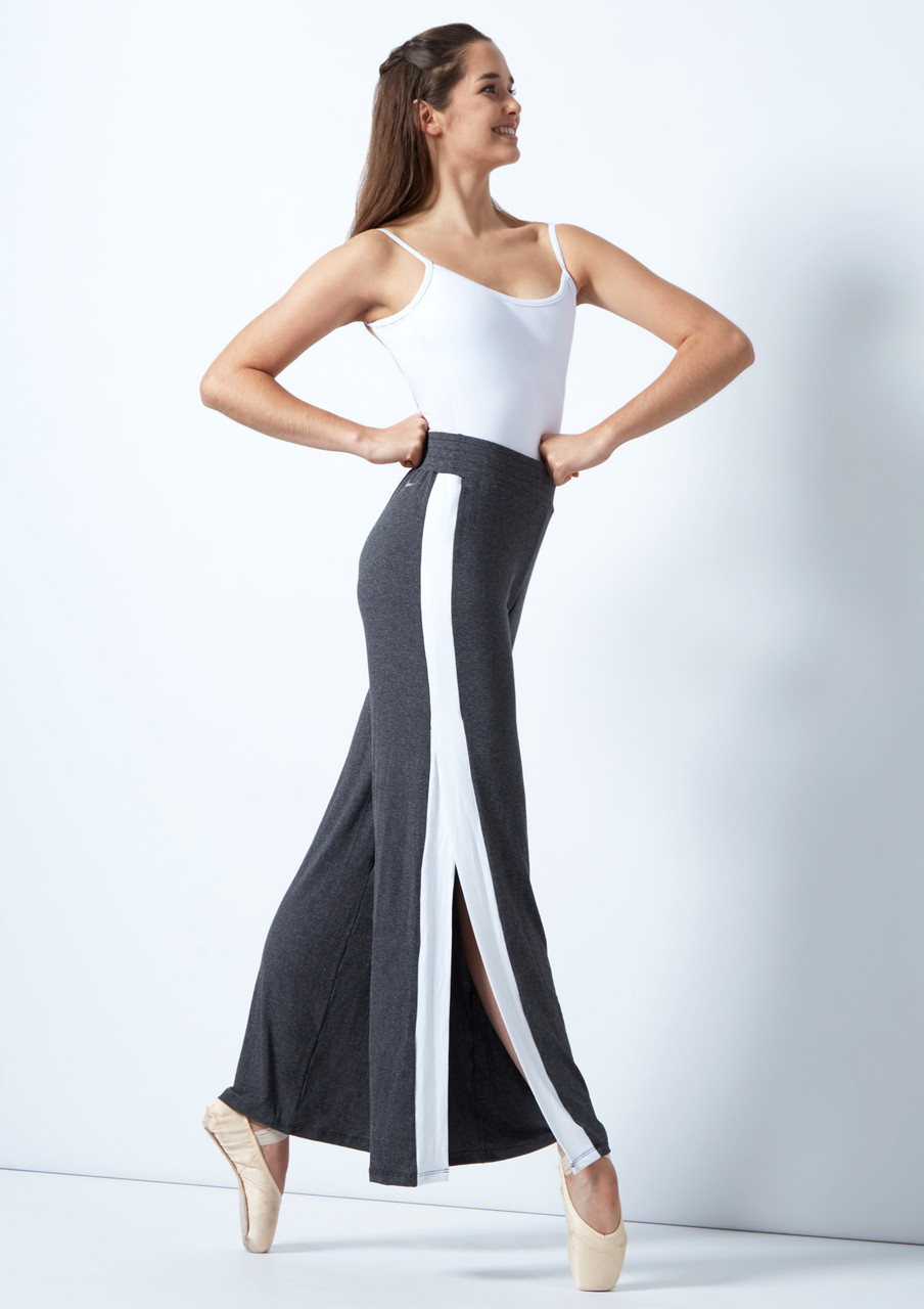 wide leg split trousers