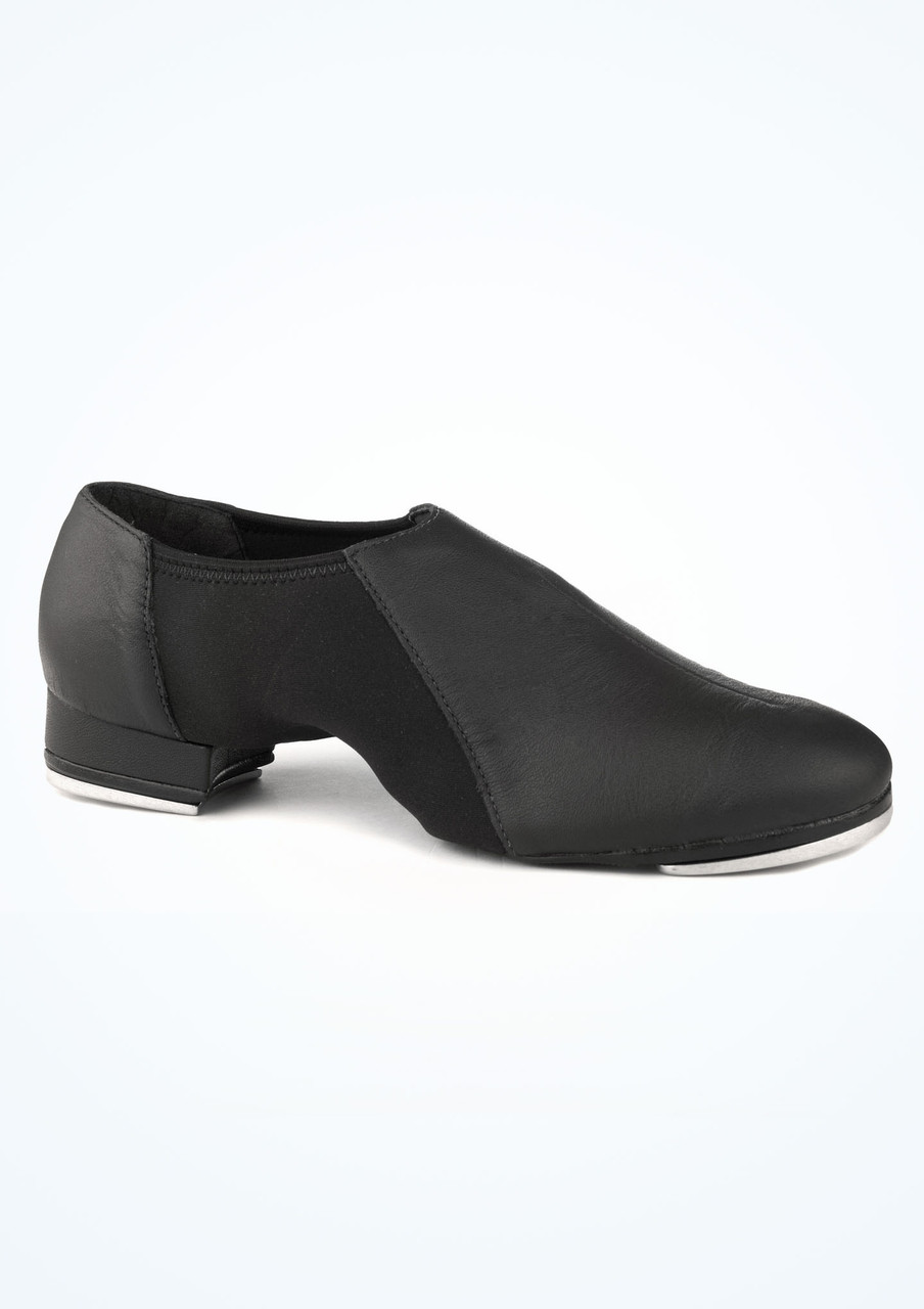 Black slip on tap shoes Clearance