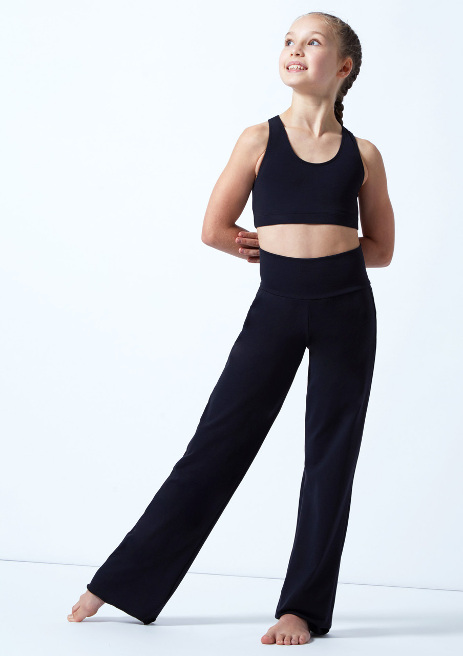 Shape Black High Waist Wide Leg Pants