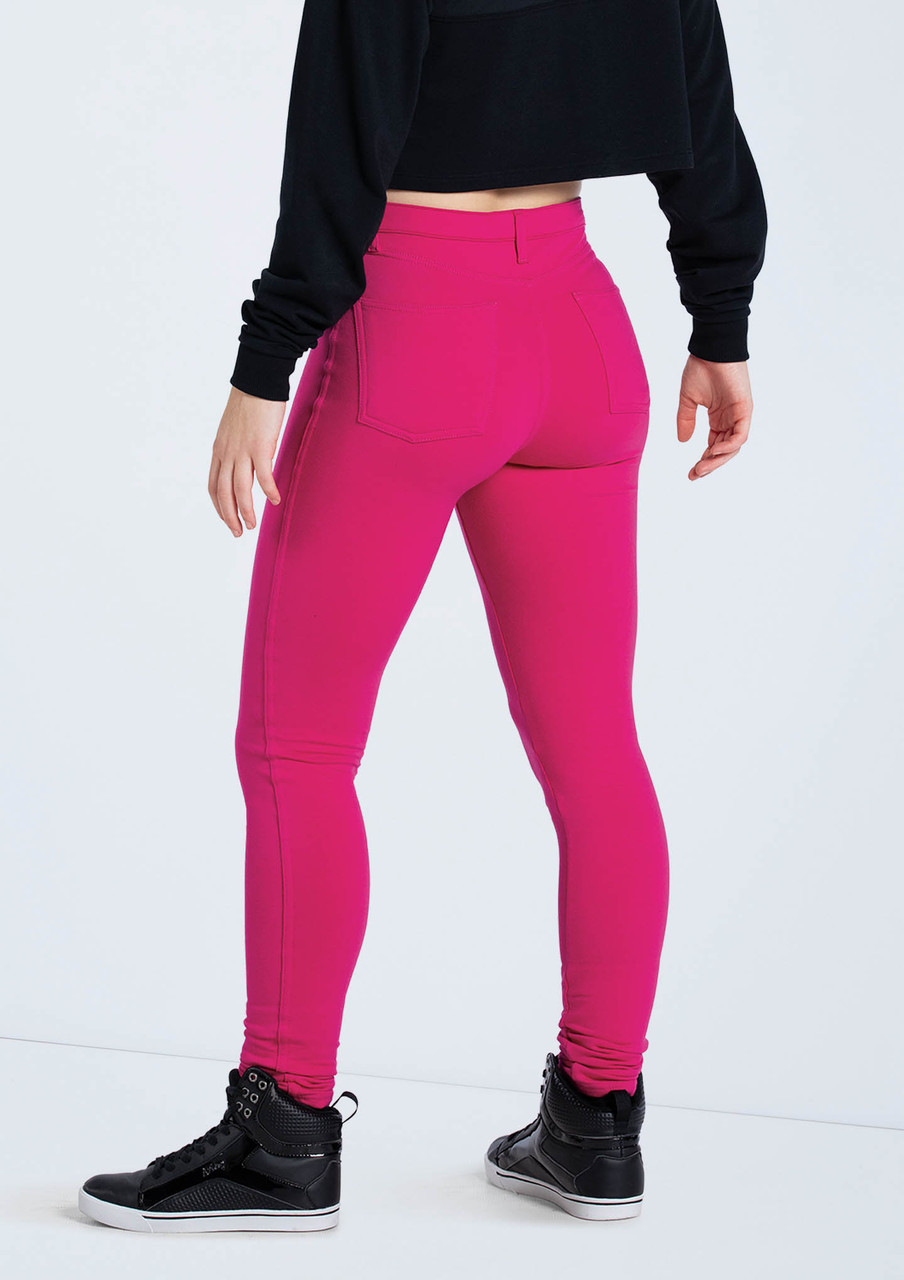 Weissman Mid Rise Bold Color Jeggings - Move Dance