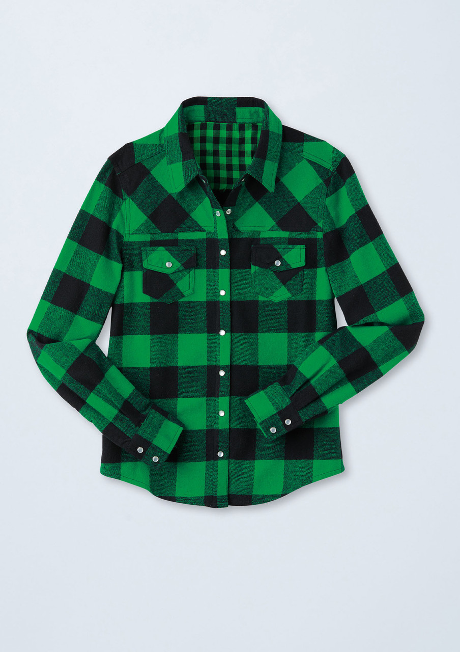 PWA PLAID BALOON SHIRT M マスタード ハーフジップ PWA PLAID