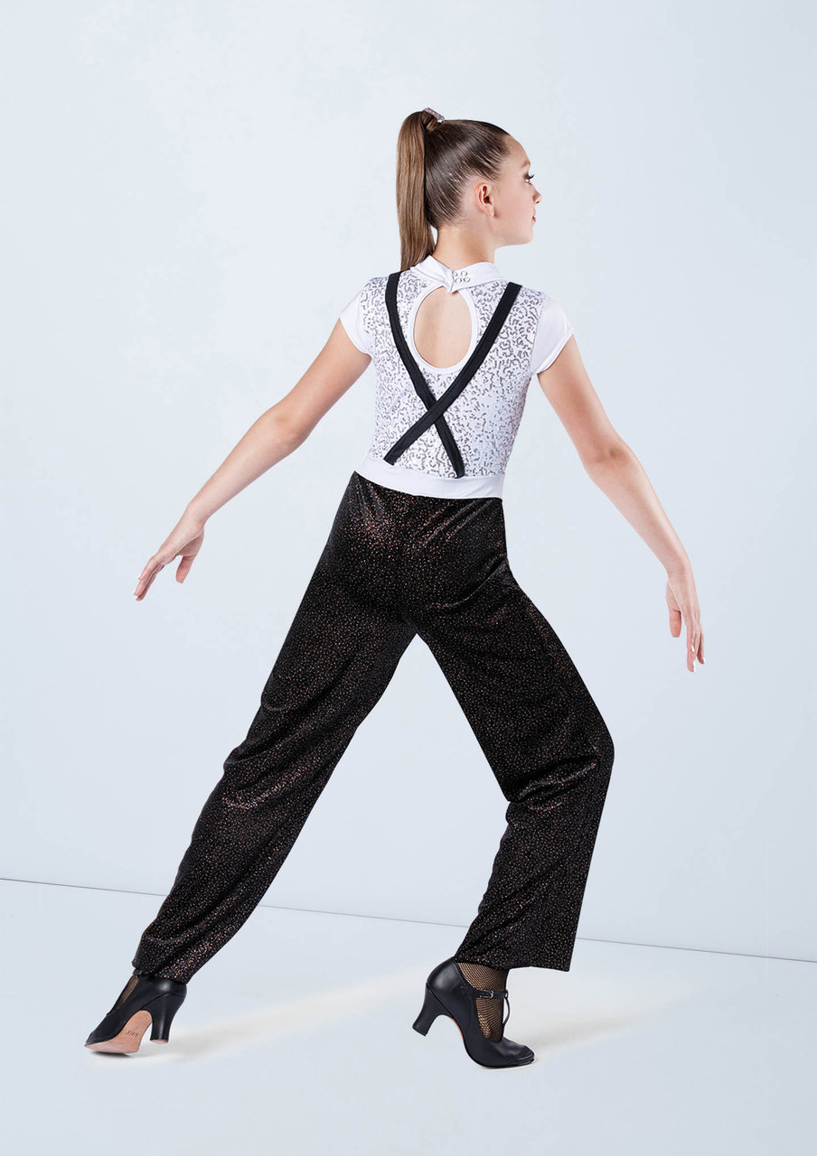 Full Figured Dance Pants, Plus Size Jazz Pant, Plus Size Dancewear