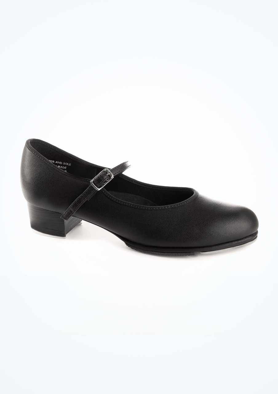 Capezio Black Cuban Buckle Tap Shoe Move Dance