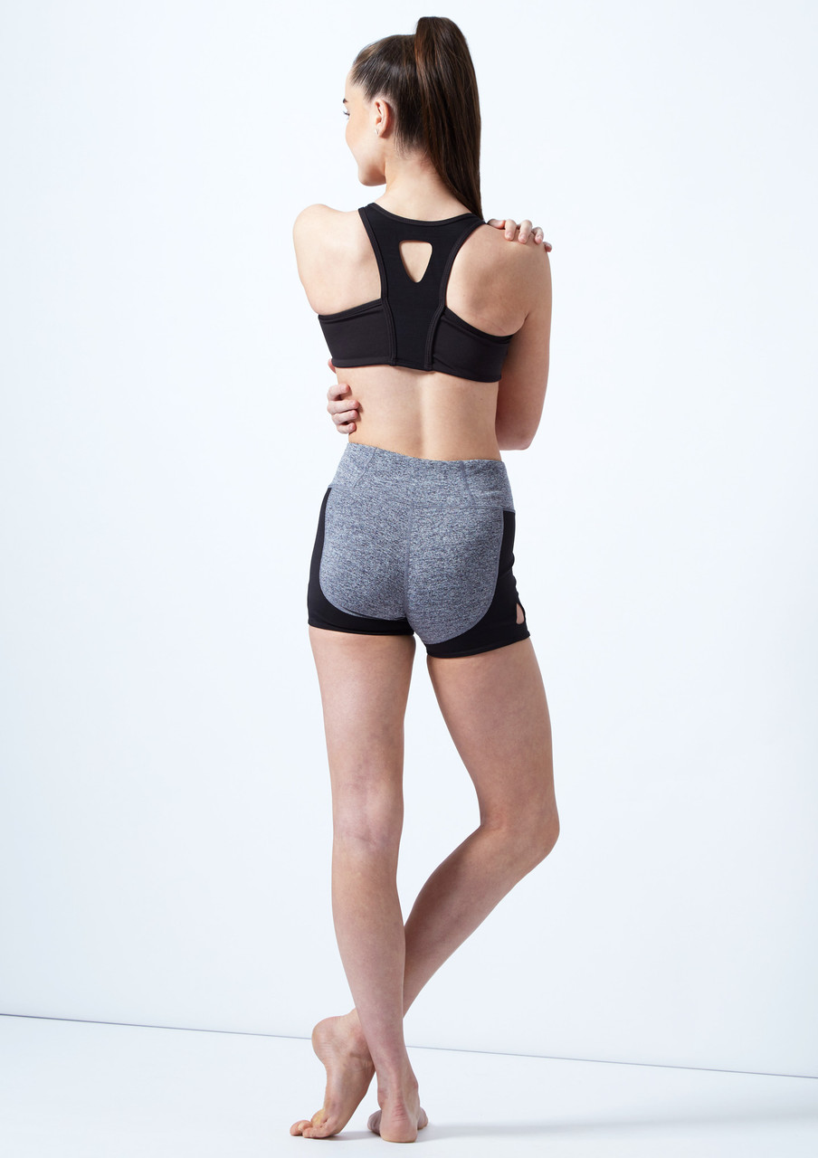 Inspired Activewear, Lace Sports Bra in Royal Blue & Black