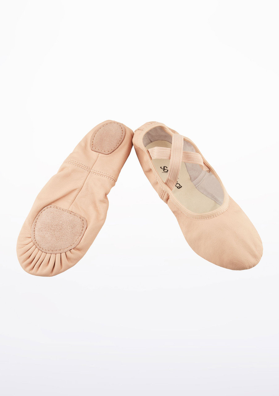 So Danca Leather Split Sole Ballet Shoe SD60 - Danzar