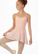Bloch Pull-On Barre Ballet Dance Skirt Pink Front [Pink]