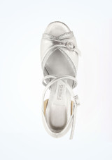 Freed Lucy Ballroom Shoe 1.5" - Silver Silver 2 [Silver]