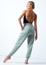 Move Dance Savannah Jersey Dance Joggers Teal Back [Blue]