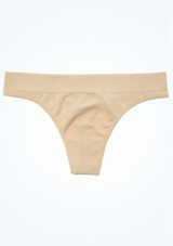 Move Dance Tamara Seamless Thong - 2 Pack Nude Front [Tan]